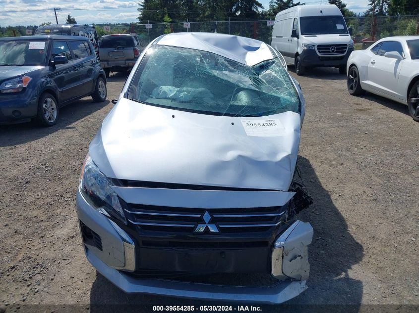 2022 Mitsubishi Mirage Es/Le VIN: ML32AUHJ0NH003583 Lot: 39554285