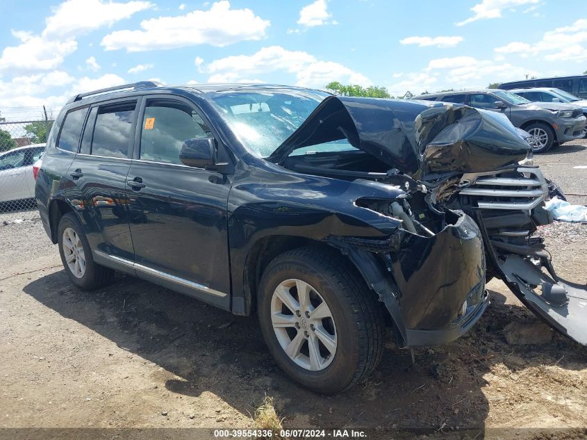 2013 TOYOTA HIGHLANDER BASE PLUS V6 - 5TDBK3EH0DS214895