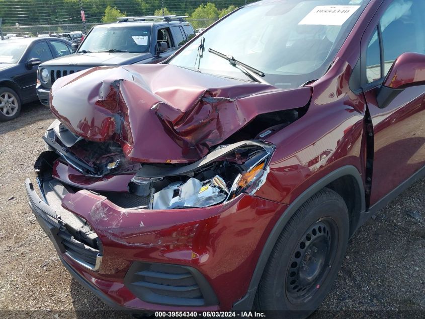 2017 Chevrolet Trax Ls VIN: 3GNCJKSB3HL276358 Lot: 39554340