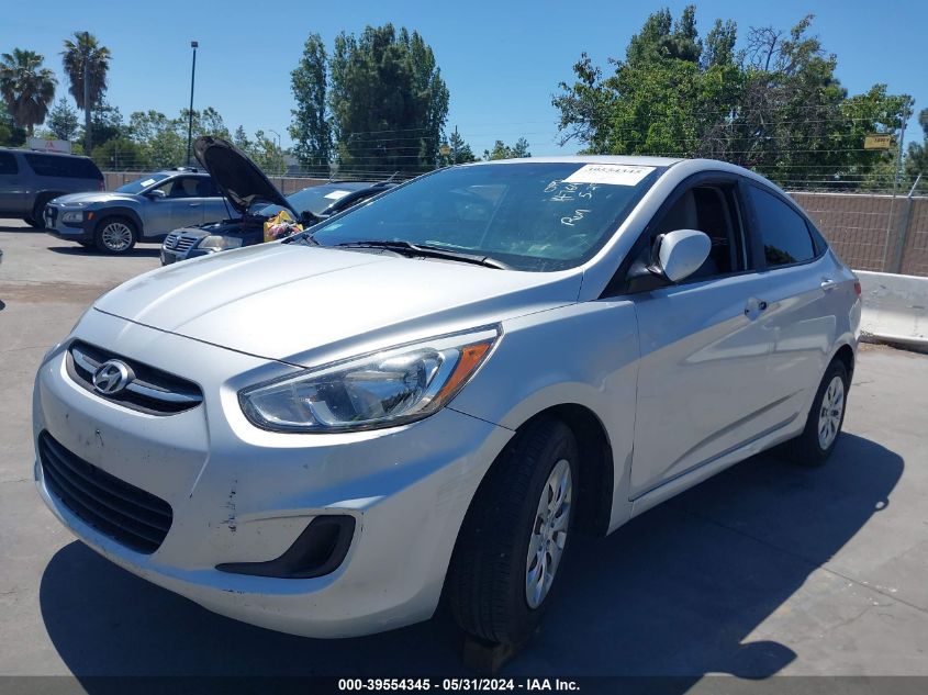 2016 Hyundai Accent Se VIN: KMHCT4AEXGU012709 Lot: 39554345