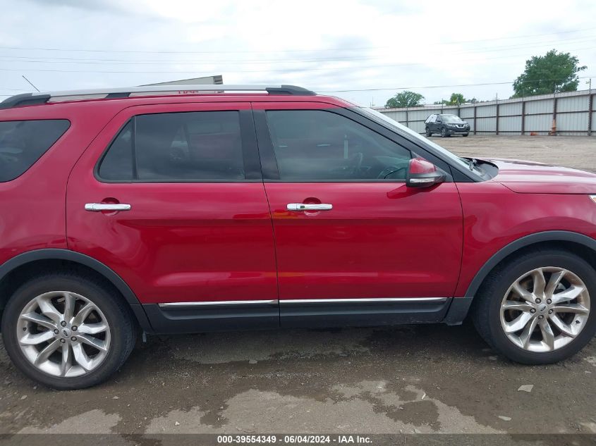 2014 Ford Explorer Limited VIN: 1FM5K7F88EGC57620 Lot: 39554349