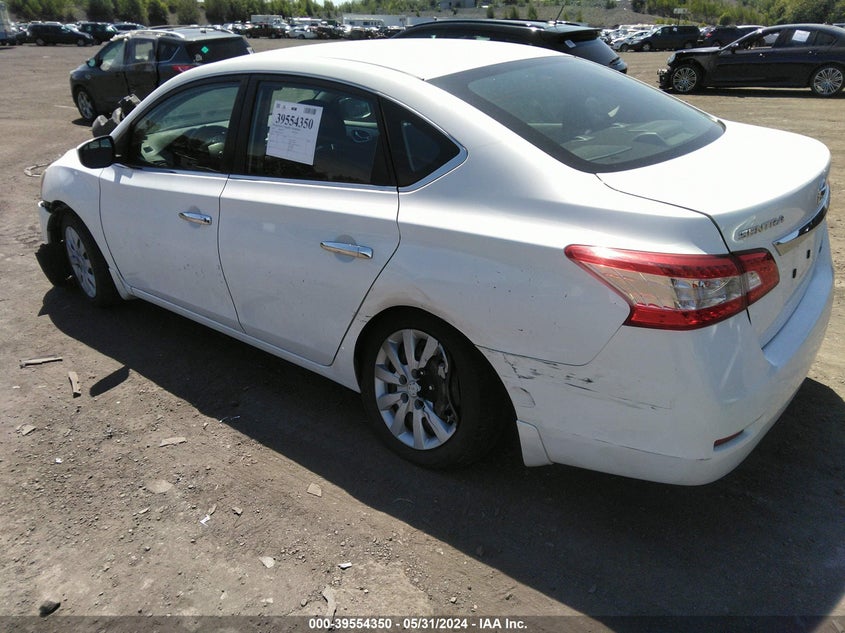 2014 Nissan Sentra Sv VIN: 3N1AB7AP9EY284716 Lot: 39554350