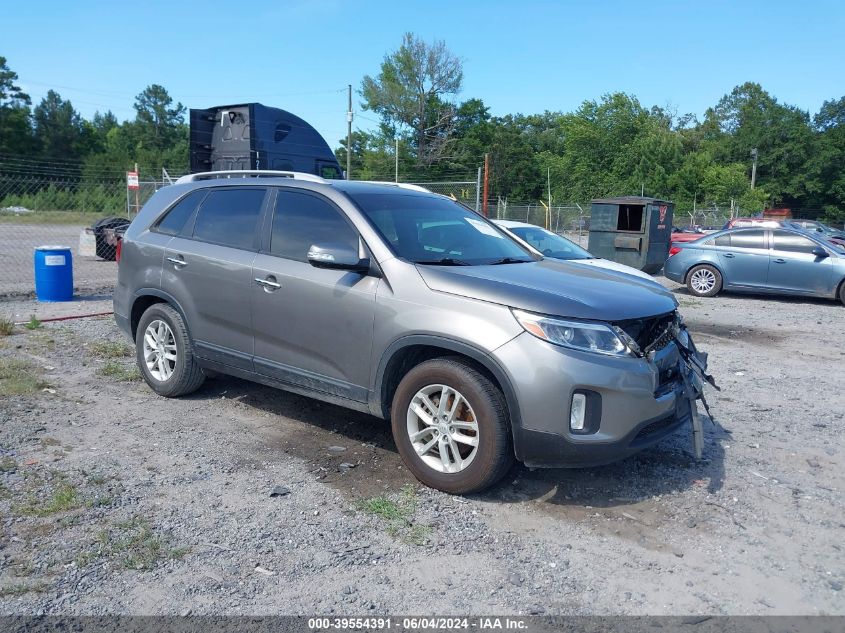 2014 Kia Sorento Lx VIN: 5XYKT3A69EG450588 Lot: 39554391