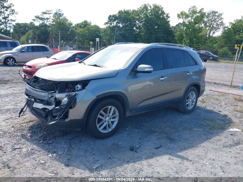 2014 Kia Sorento Lx VIN: 5XYKT3A69EG450588 Lot: 39554391