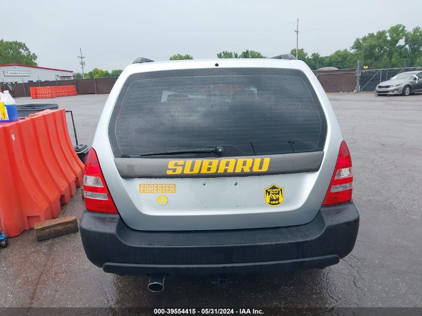 2003 Subaru Forester Xs VIN: JF1SG65623H706614 Lot: 39554415