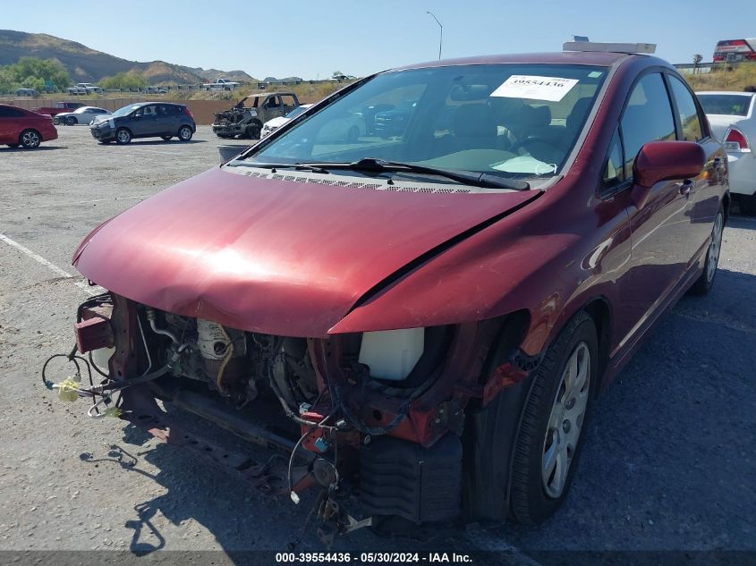 2010 Honda Civic Lx VIN: 19XFA1F56AE020651 Lot: 39554436