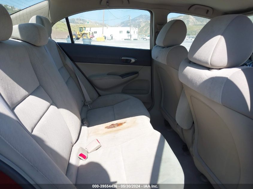 2010 Honda Civic Lx VIN: 19XFA1F56AE020651 Lot: 39554436