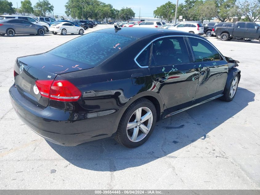 2012 Volkswagen Passat 2.5L Se VIN: 1VWBP7A35CC051886 Lot: 39554445