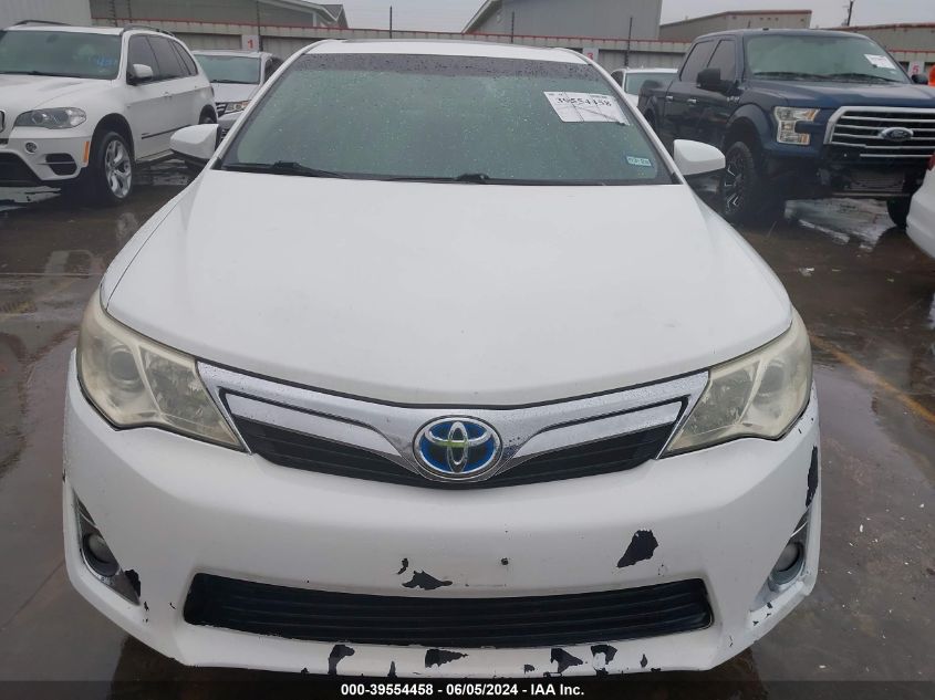 2012 Toyota Camry Hybrid Xle VIN: 4T1BD1FK4CU062568 Lot: 39554458