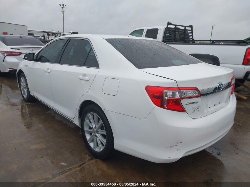 2012 Toyota Camry Hybrid Xle VIN: 4T1BD1FK4CU062568 Lot: 39554458