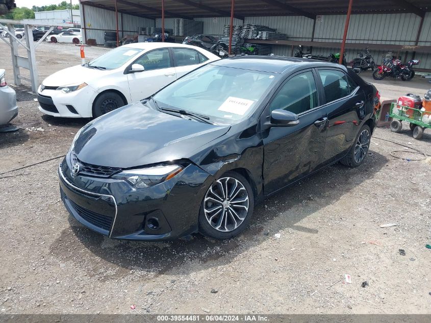 2015 Toyota Corolla S Plus VIN: 2T1BURHE7FC250531 Lot: 39554481