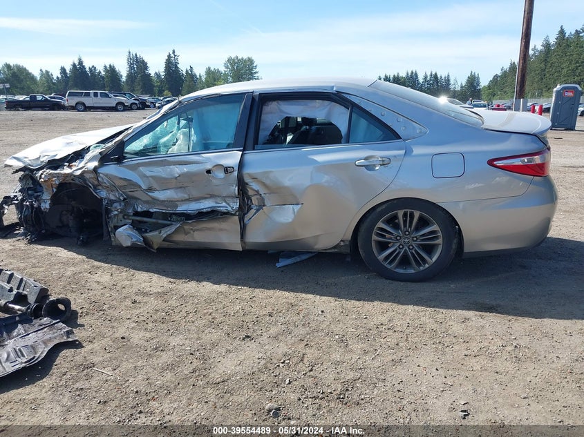 2016 Toyota Camry Se VIN: 4T1BF1FK2GU180750 Lot: 39554489