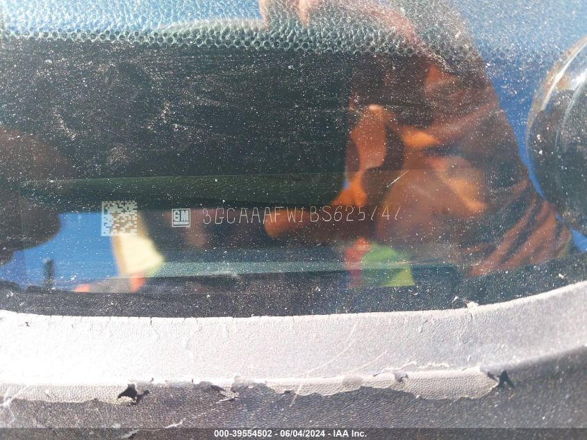 2011 Chevrolet Hhr Panel Ls VIN: 3GCAAAFW1BS625747 Lot: 39554502