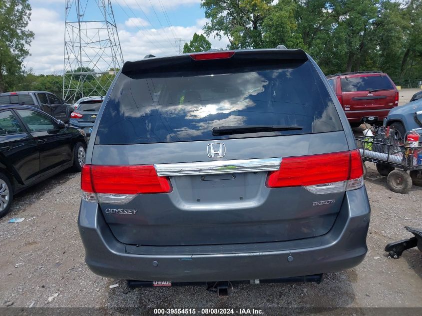 2010 Honda Odyssey Touring VIN: 5FNRL3H93AB096504 Lot: 39554515