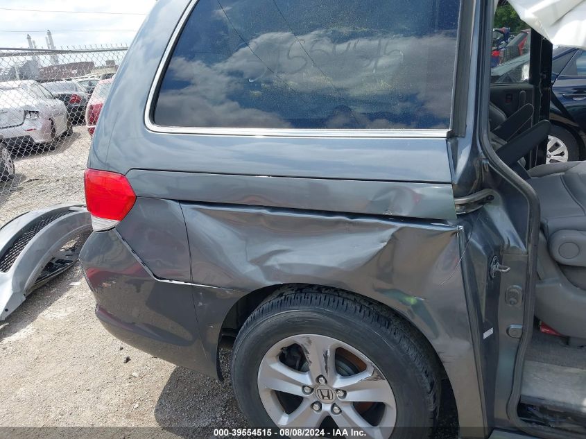 2010 Honda Odyssey Touring VIN: 5FNRL3H93AB096504 Lot: 39554515