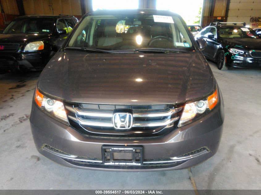 2014 Honda Odyssey Ex-L VIN: 5FNRL5H62EB064585 Lot: 39554517