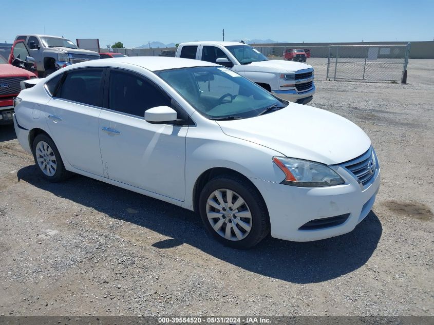 2015 Nissan Sentra Sv VIN: 3N1AB7AP9FY347623 Lot: 39554520