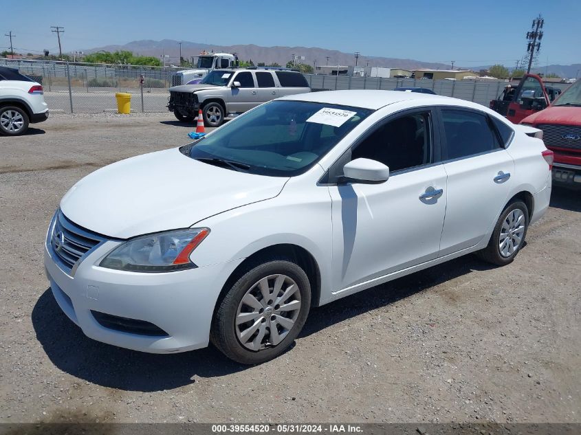 2015 Nissan Sentra Sv VIN: 3N1AB7AP9FY347623 Lot: 39554520