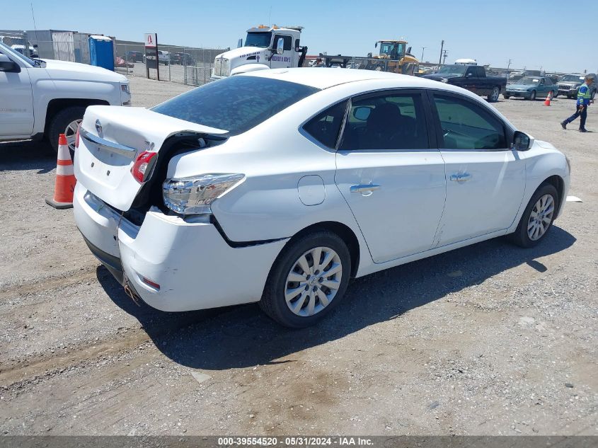 2015 Nissan Sentra Sv VIN: 3N1AB7AP9FY347623 Lot: 39554520