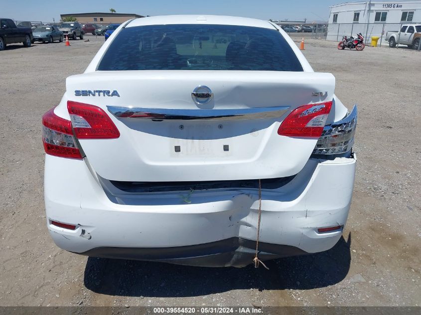 2015 Nissan Sentra Sv VIN: 3N1AB7AP9FY347623 Lot: 39554520