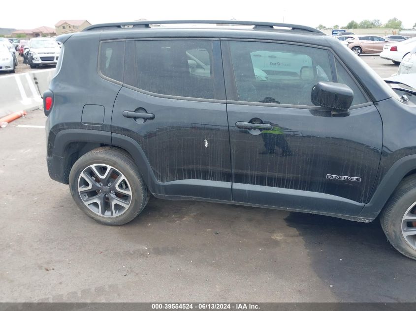 2018 Jeep Renegade Latitude Fwd VIN: ZACCJABB4JPJ29236 Lot: 39554524