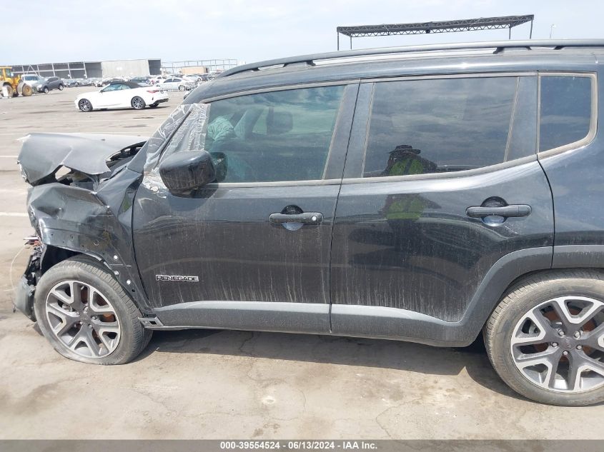 2018 Jeep Renegade Latitude Fwd VIN: ZACCJABB4JPJ29236 Lot: 39554524