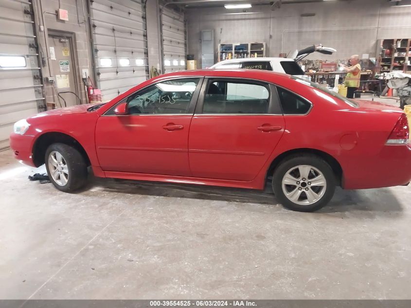 2013 Chevrolet Impala Ls VIN: 2G1WF5E32D1207386 Lot: 39554525
