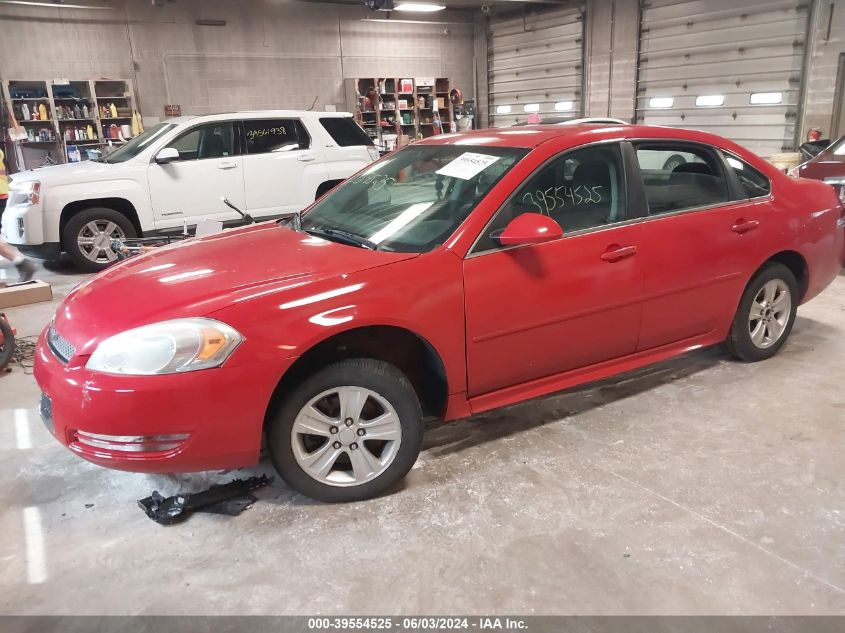 2013 Chevrolet Impala Ls VIN: 2G1WF5E32D1207386 Lot: 39554525