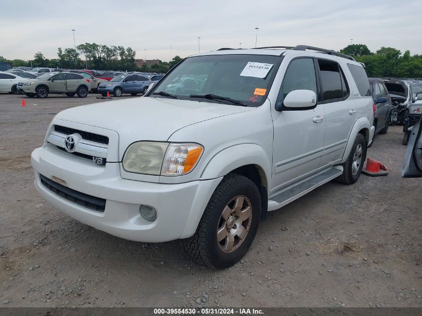 2005 Toyota Sequoia Limited V8 VIN: 5TDBT48A65S249153 Lot: 39554530