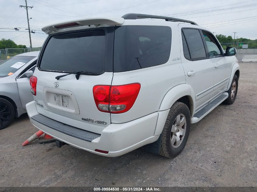 2005 Toyota Sequoia Limited V8 VIN: 5TDBT48A65S249153 Lot: 39554530