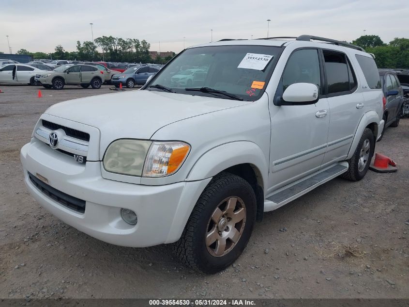 2005 Toyota Sequoia Limited V8 VIN: 5TDBT48A65S249153 Lot: 39554530