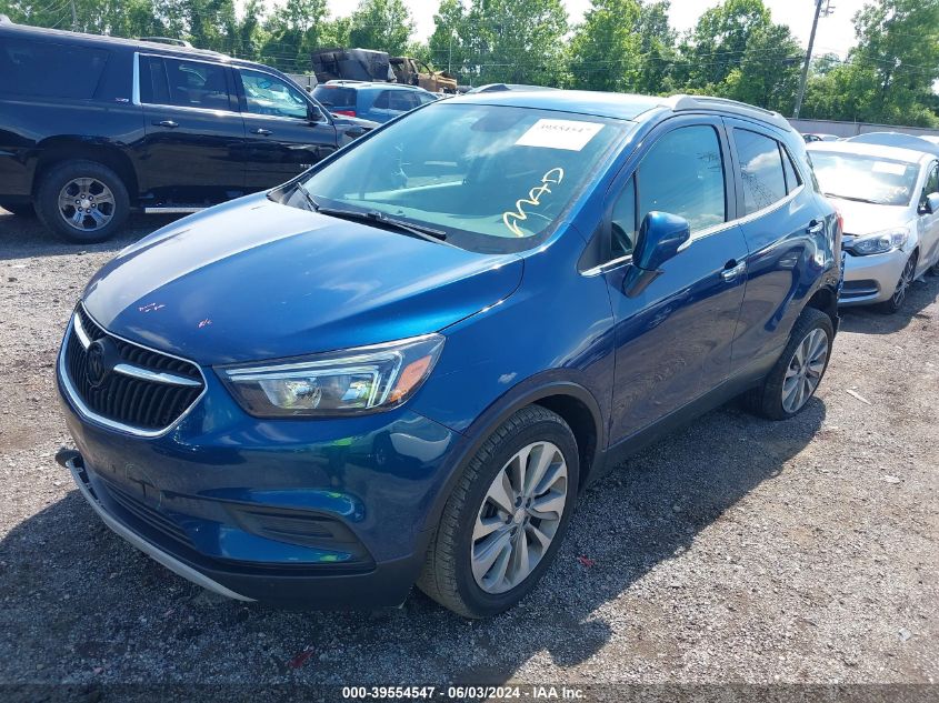 2019 Buick Encore Fwd Preferred VIN: KL4CJASB8KB820858 Lot: 39554547