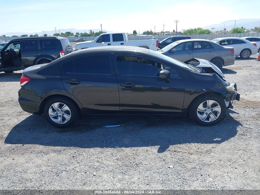 2014 Honda Civic Lx VIN: 2HGFB2F54EH532021 Lot: 39554556