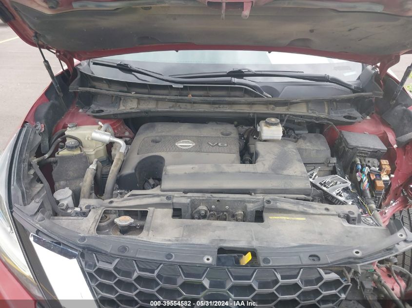 2020 Nissan Murano Sv Intelligent Awd VIN: 5N1AZ2BS3LN168450 Lot: 39554582