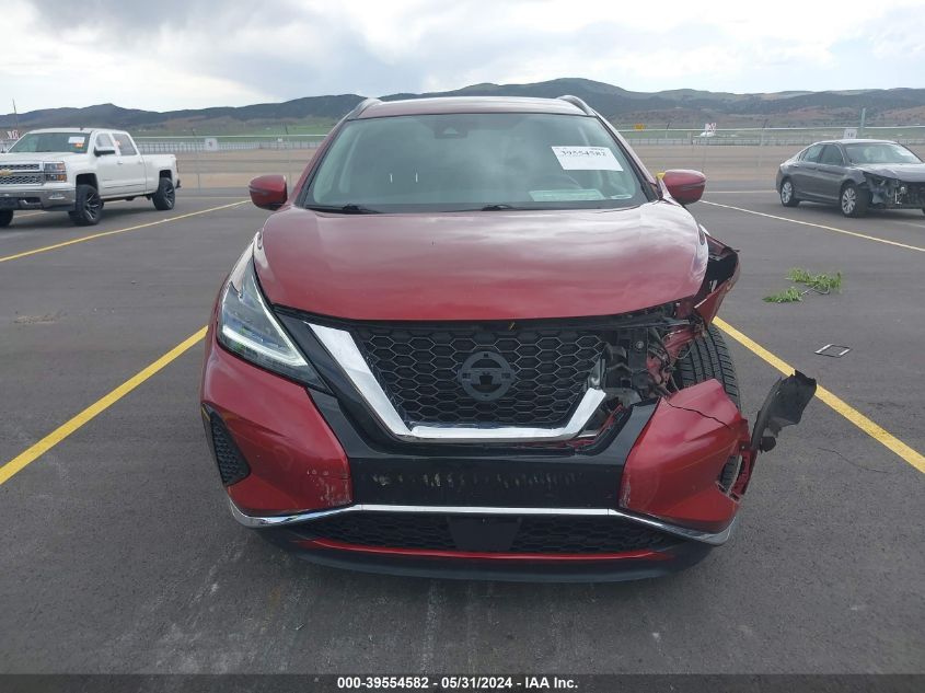 2020 Nissan Murano Sv Intelligent Awd VIN: 5N1AZ2BS3LN168450 Lot: 39554582