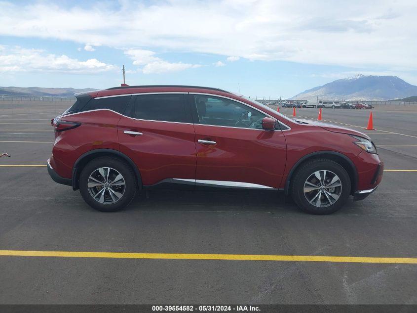 2020 Nissan Murano Sv Intelligent Awd VIN: 5N1AZ2BS3LN168450 Lot: 39554582