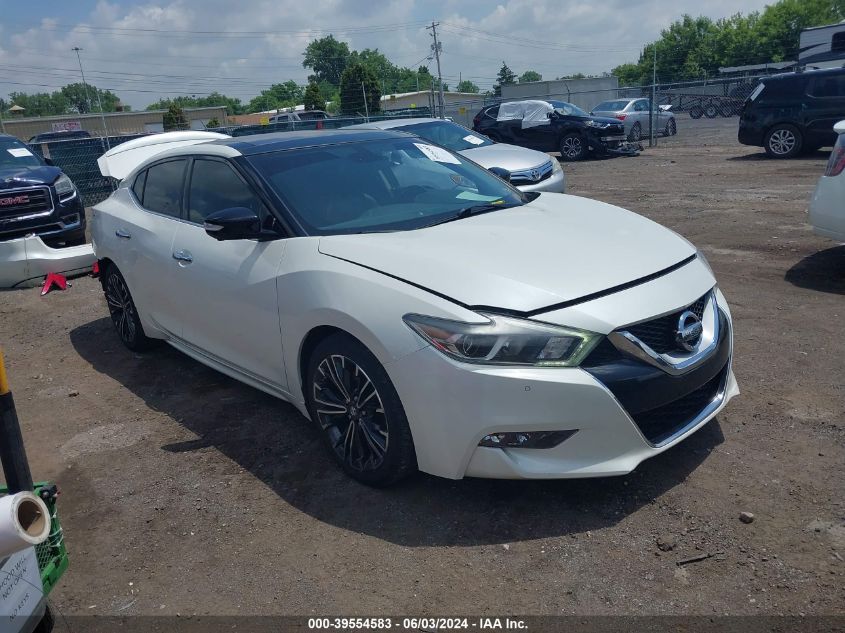 2017 Nissan Maxima 3.5 Platinum VIN: 1N4AA6AP1HC437232 Lot: 39554583