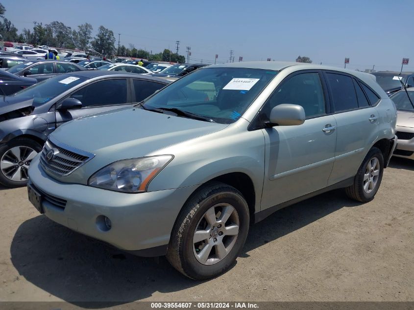 2008 Lexus Rx 400H VIN: JTJGW31U182007956 Lot: 39554607