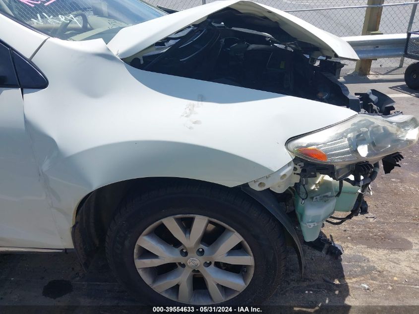 2011 Nissan Murano S VIN: JN8AZ1MU4BW055312 Lot: 39554633