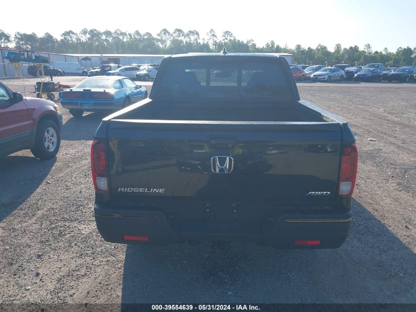 2017 Honda Ridgeline Black Edition VIN: 5FPYK3F82HB009010 Lot: 39554639