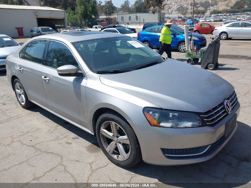 2013 Volkswagen Passat 2.0L Tdi Se VIN: 1VWBN7A38DC106161 Lot: 39554646