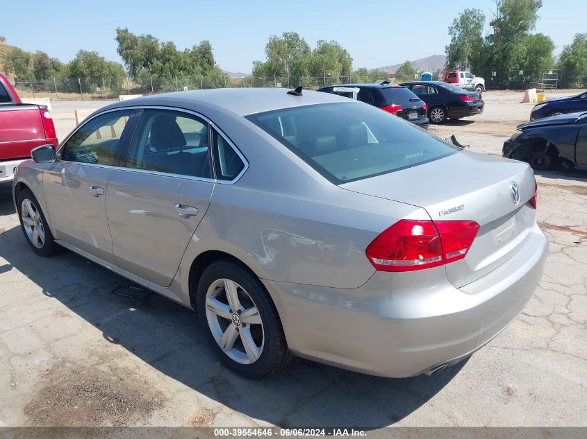 2013 Volkswagen Passat 2.0L Tdi Se VIN: 1VWBN7A38DC106161 Lot: 39554646