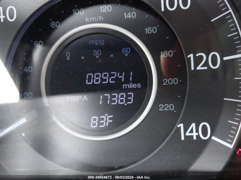 2013 Honda Cr-V Ex-L VIN: 2HKRM3H70DH518360 Lot: 39554672