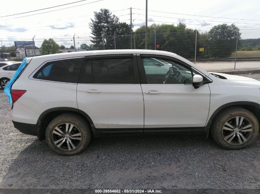 2018 Honda Pilot Ex-L VIN: 5FNYF6H51JB010575 Lot: 39554682