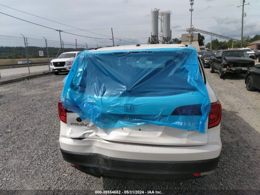 2018 Honda Pilot Ex-L VIN: 5FNYF6H51JB010575 Lot: 39554682