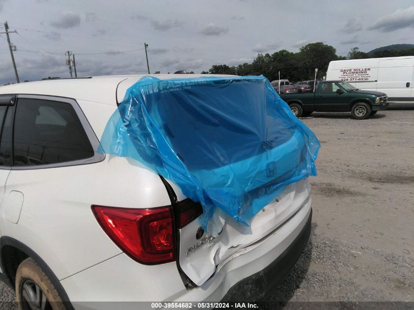 2018 Honda Pilot Ex-L VIN: 5FNYF6H51JB010575 Lot: 39554682