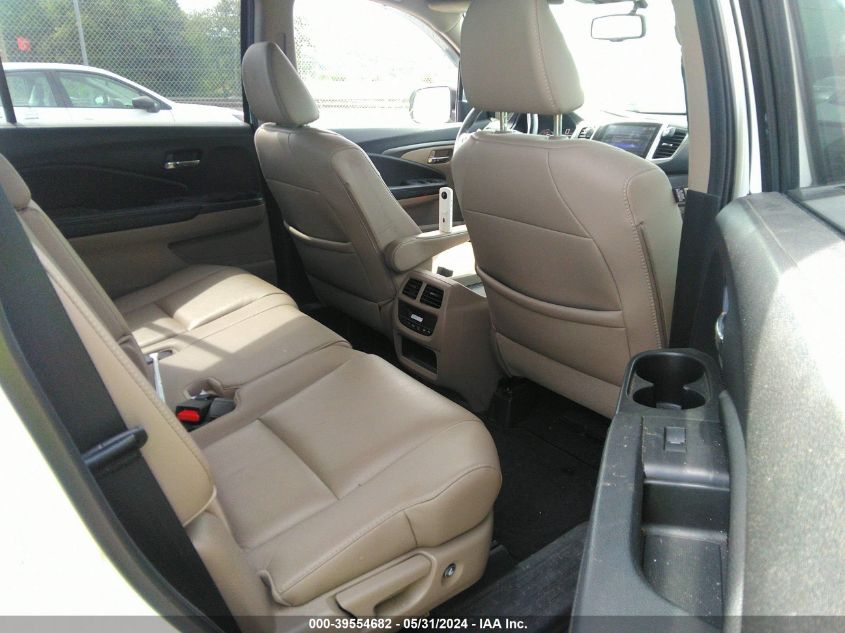 2018 Honda Pilot Ex-L VIN: 5FNYF6H51JB010575 Lot: 39554682