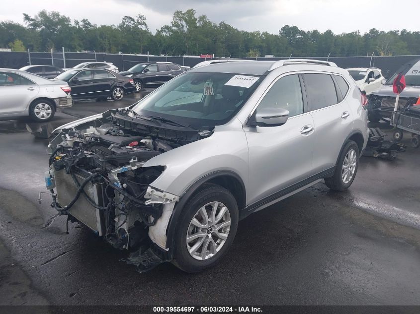 2019 Nissan Rogue Sv VIN: KNMAT2MT5KP533676 Lot: 39554697