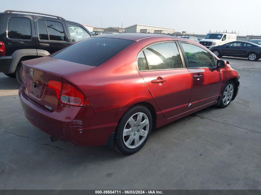 2007 Honda Civic Lx VIN: 1HGFA16587L069674 Lot: 39554711