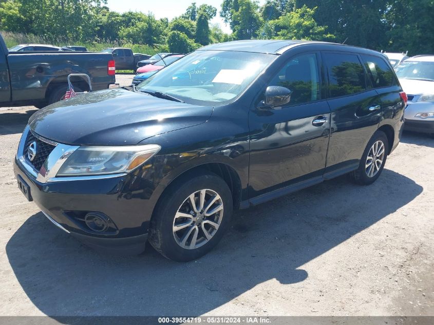 2013 Nissan Pathfinder S/Sv/Sl/Platinum VIN: 5N1AR2MM1DC652239 Lot: 39554719